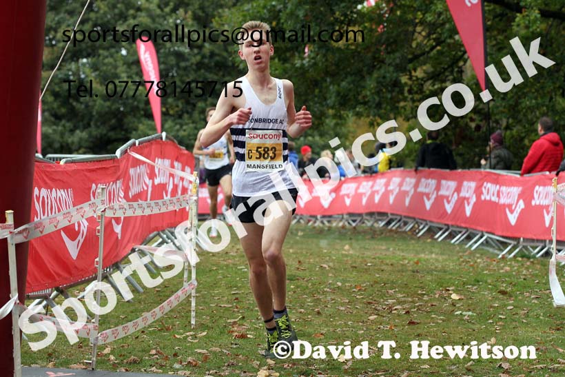 Junior mens 2021 National Cross Country Relays, Berry Hill Park, Mansfield. Photo: David T. Hewitson/Sports for All Pics